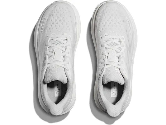 Hoka Womens Clifton 9- All White (1127896-WWH)