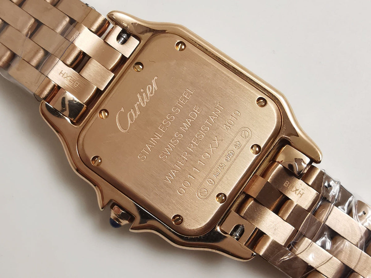 PANTHERE DE CARTIE QUARTZ ROSE GOLD CASE