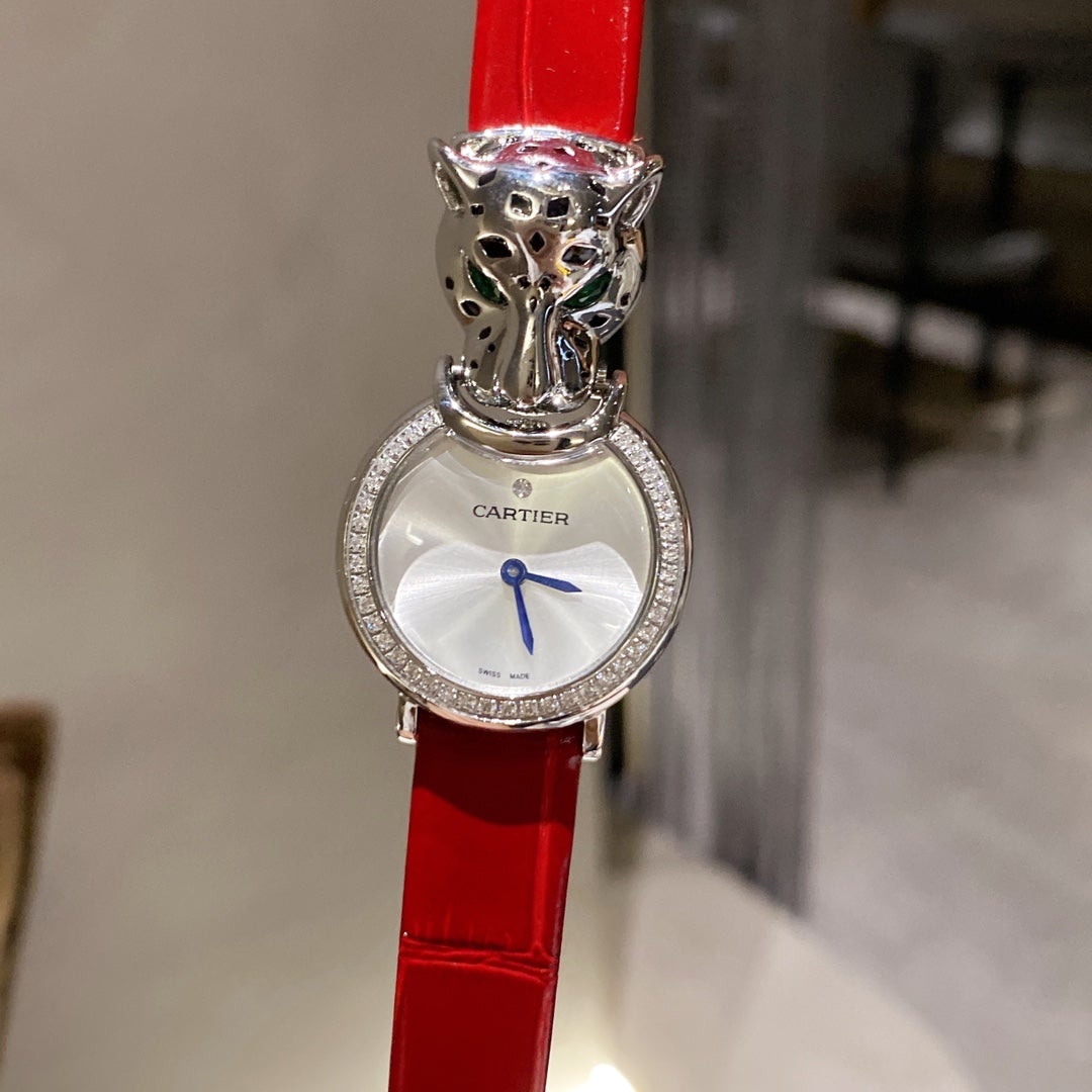 LA PANTHERE 23.6MM QUARTZ SMALL MODEL STEEL
