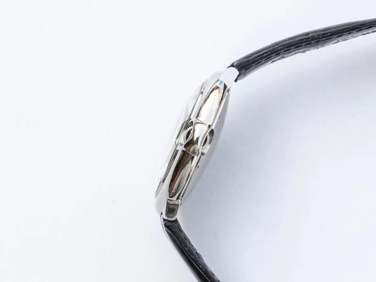 BALLON BLEU 42MM BLACK LEATHER