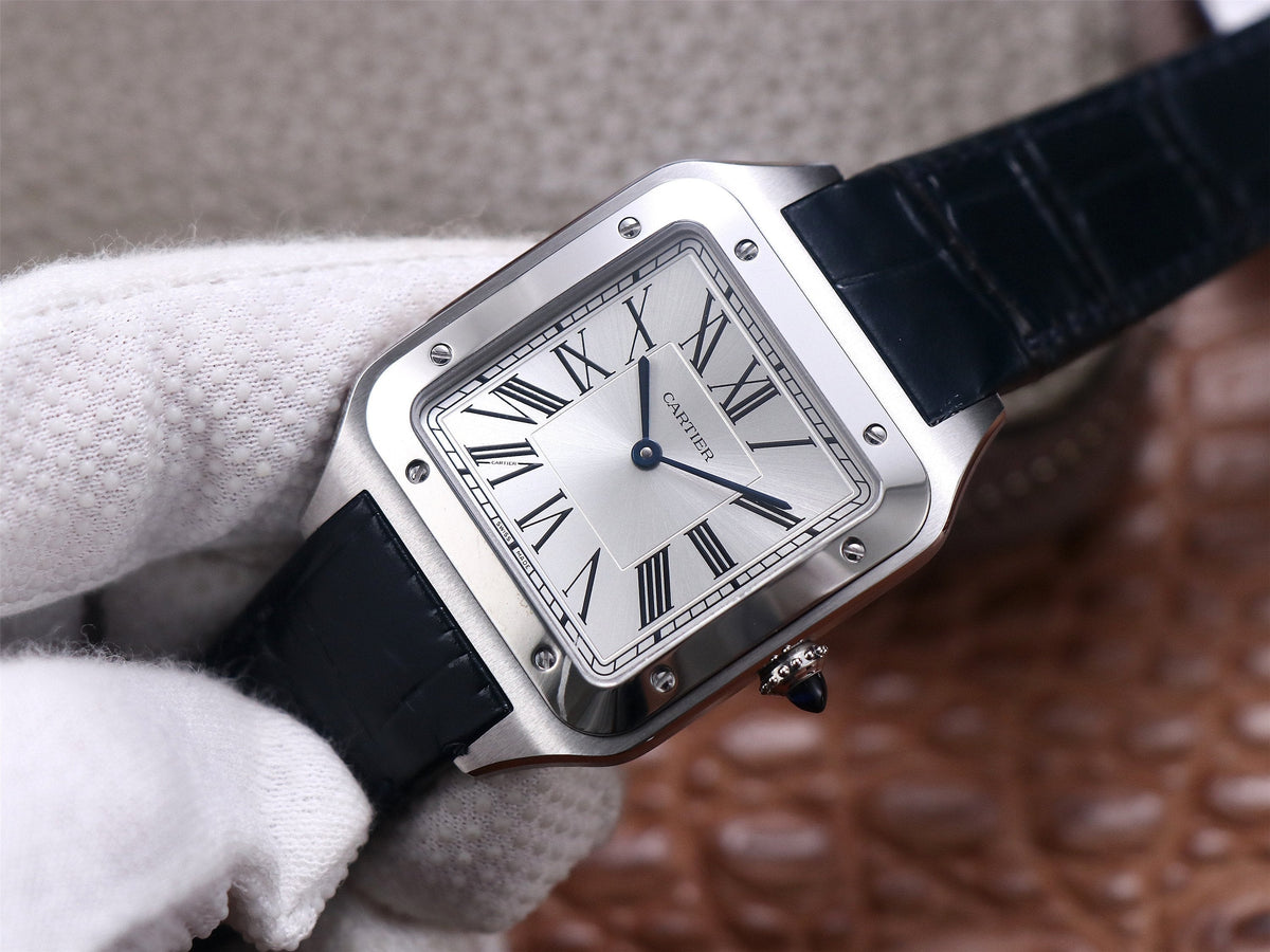 SANTOS-DUMONT XL 46 WHITE DIAL
