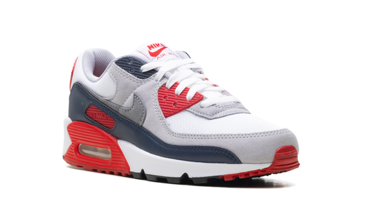AIR MAX 90 "White/Cool Grey-university Red" DM0029 117