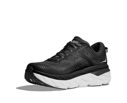 HOKA Men's Bondi 7 - BLACK / WHITE