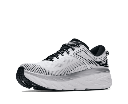 HOKA Men's Bondi 7 - WHITE / BLACK