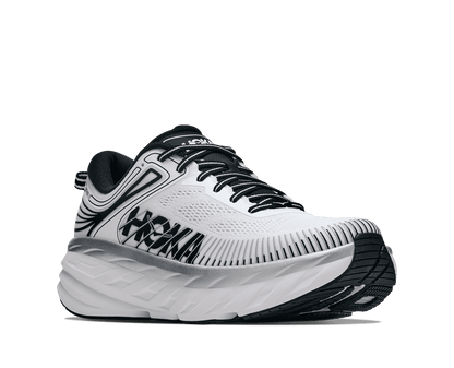 HOKA Men's Bondi 7 - WHITE / BLACK