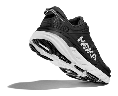 HOKA Women's Bondi 7 - BLACK / WHITE