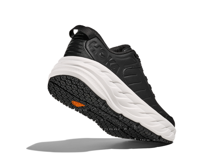 HOKA Men's Bondi SR - CARBON BLACK / WHITE