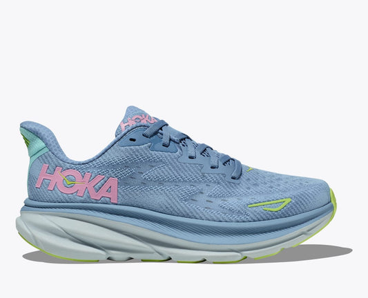 Hoka Womens Clifton 9 Wide - Dusk/Pink Twilight (1132211-DNK)