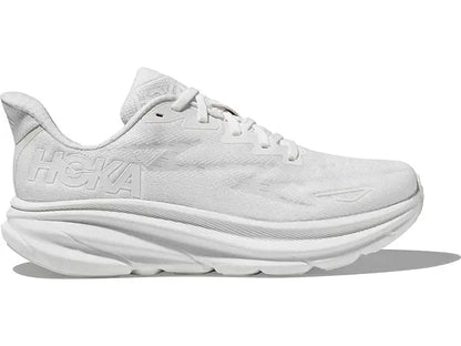 Hoka Womens Clifton 9- All White (1127896-WWH)