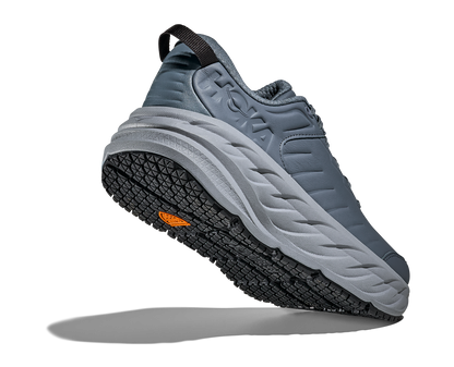 HOKA Men's Bondi SR - FADED NAVY / CARBON BLACK (Wide)
