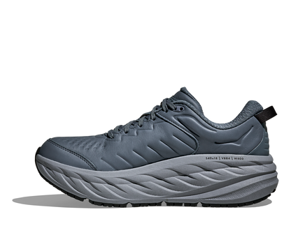 HOKA Men's Bondi SR - FADED NAVY / CARBON BLACK (Wide)