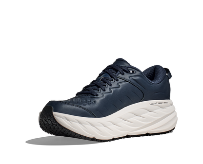 HOKA Men's Bondi SR - OUTERSPACE / WHITE (Wide)