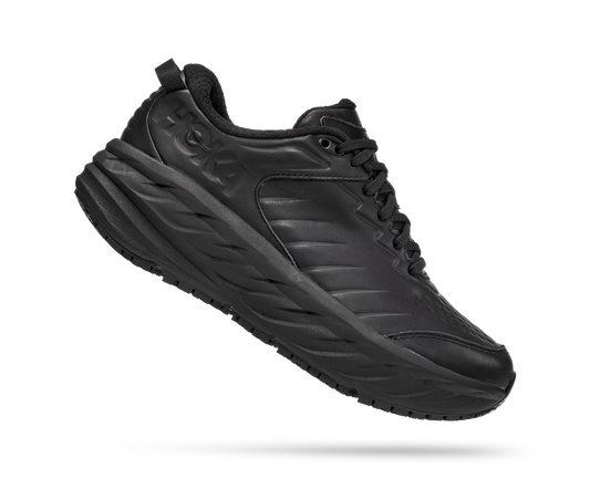 HOKA Women's Bondi SR - BLACK / BLACK (Wide)