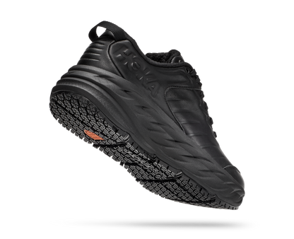 HOKA Women's Bondi SR - BLACK / BLACK (Wide)