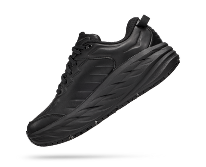 HOKA Women's Bondi SR - BLACK / BLACK (Wide)