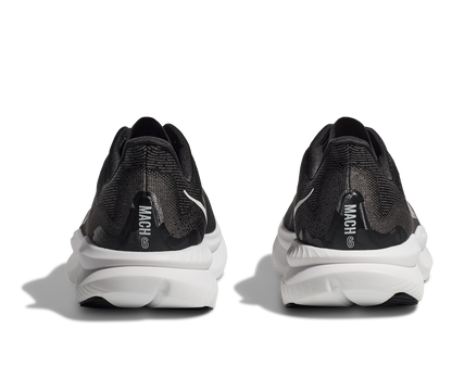 HOKA Men's Mach 6 - BLACK / WHITE (Wide)