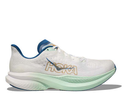 HOKA Men's Mach 6 - FROST / GOLD (Wide)