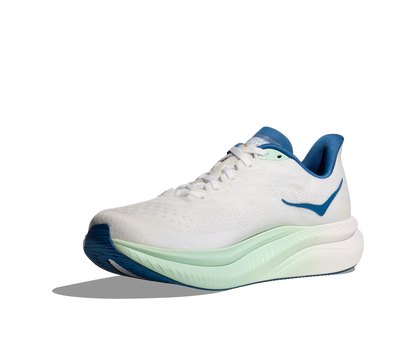 HOKA Men's Mach 6 - FROST / GOLD (Wide)