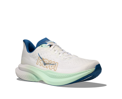 HOKA Men's Mach 6 - FROST / GOLD (Wide)