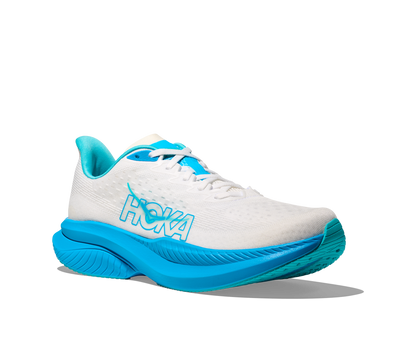 HOKA Men's Mach 6 - WHITE / SKYWARD BLUE