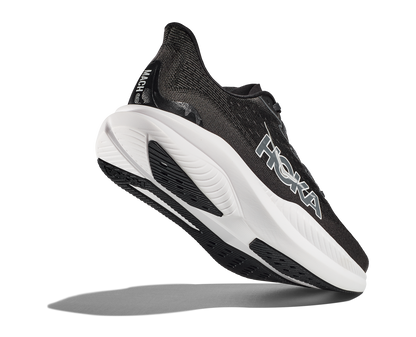 HOKA Women's Mach 6 - BLACK / WHITE