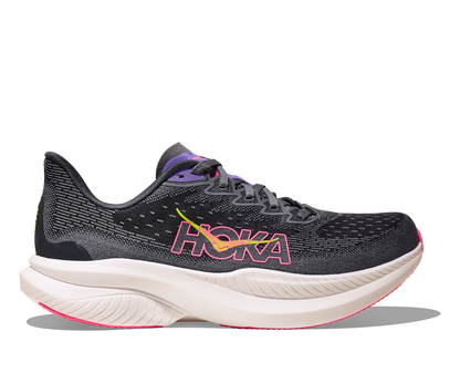 HOKA Women's Mach 6 - GREY SKIES / CHARCOAL GREY