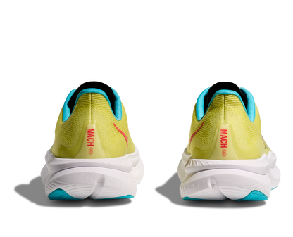 HOKA Women's Mach 6 - YUZU / CIELO BLUE