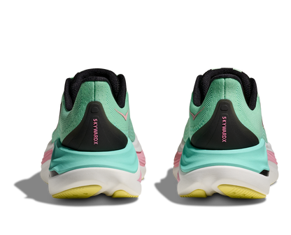 HOKA Women's Skyward X - MINT FLUORITE / BLUE SPARK