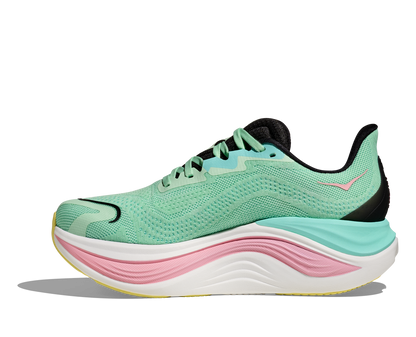 HOKA Women's Skyward X - MINT FLUORITE / BLUE SPARK
