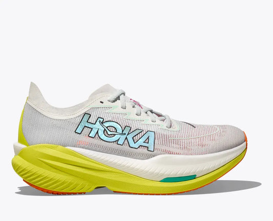 Mens Hoka Mach X 2- Frost/Citrus (1155119-FCT)