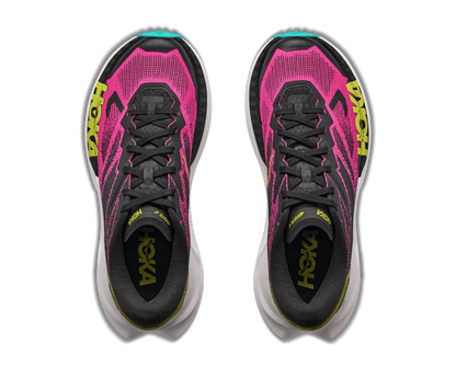 HOKA Women's Mafate X - BLACK / NEON DRAGONFRUIT
