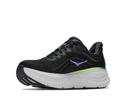 HOKA Men's Bondi 9 - BLACK / NEON YUZU
