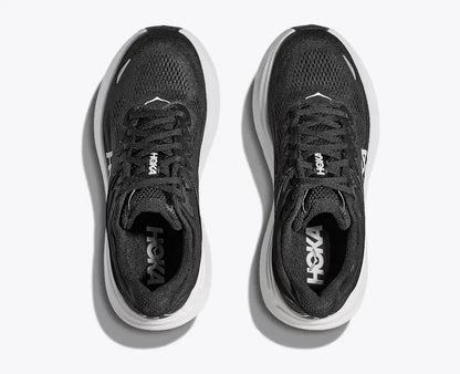 HOKA Men's Bondi 9 - BLACK / WHITE (Extra Wide)