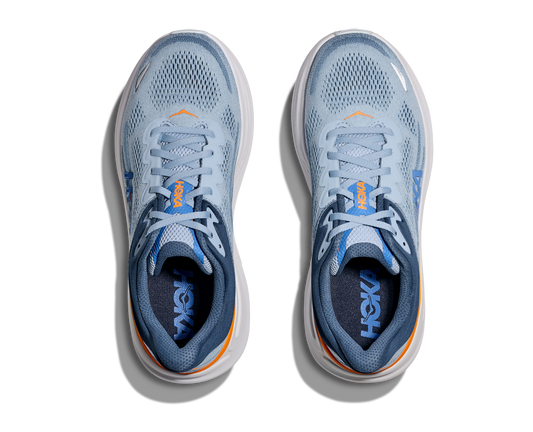 HOKA Men's Bondi 9 - DRIZZLE / DOWNPOUR (Wide)