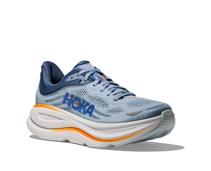 HOKA Men's Bondi 9 - DRIZZLE / DOWNPOUR (Wide)