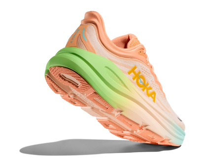 HOKA Men's Bondi 9 - FROST / PALE TANGERINE