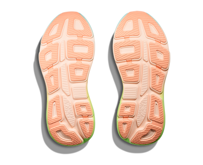 HOKA Men's Bondi 9 - FROST / PALE TANGERINE