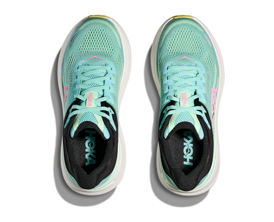 HOKA Women's Bondi 9 - BLUE SPARK / MINT FLUORITE