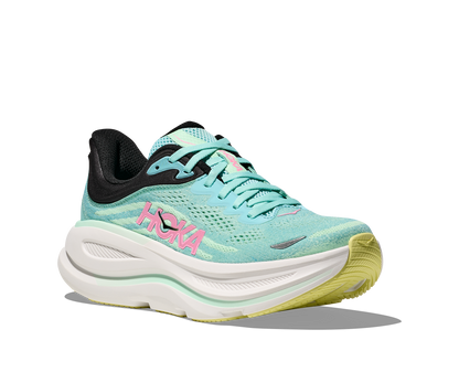 HOKA Women's Bondi 9 - BLUE SPARK / MINT FLUORITE