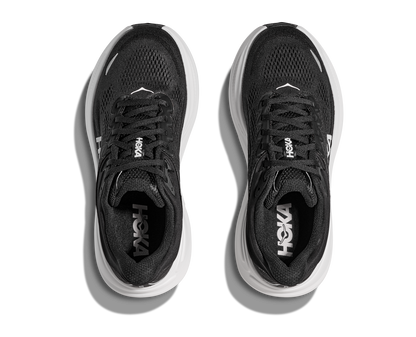 HOKA Women's Bondi 9 - BLACK / WHITE (Wide)