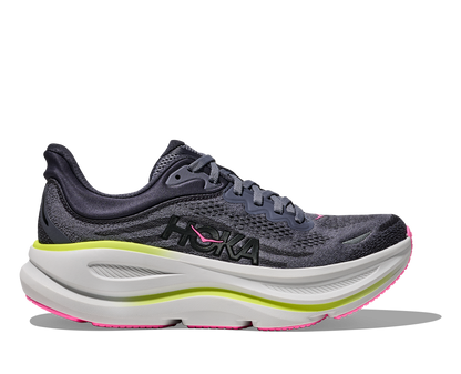 HOKA Women's Bondi 9 - CHARCOAL GREY / GREY SKIES