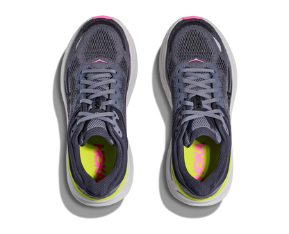 HOKA Women's Bondi 9 - CHARCOAL GREY / GREY SKIES
