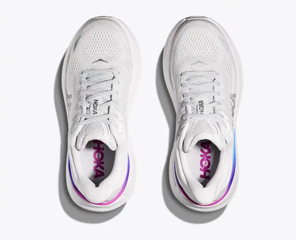 HOKA Women's Bondi 9 - COSMIC GREY / WHITE (Wide)