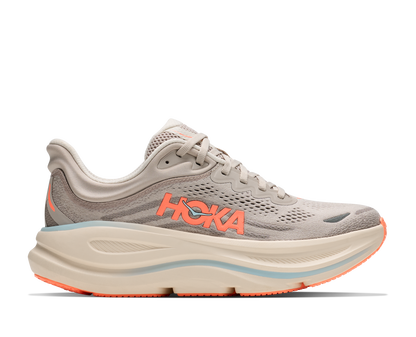 HOKA Women's Bondi 9 - RIVER ROCK GREY / MINERAL ORE