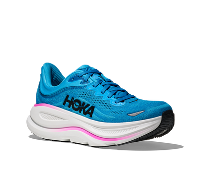 HOKA Women's Bondi 9 - SKYWARD BLUE / NEON FUCHSIA