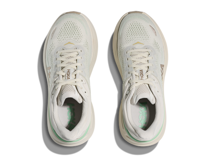 HOKA Women's Bondi 9 - TRUFFLE SALT / SEA GLASS