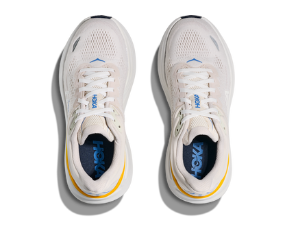 HOKA Women's Bondi 9 - WHITE / GROUT