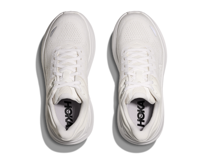 HOKA Women's Bondi 9 - WHITE / WHITE (Wide)