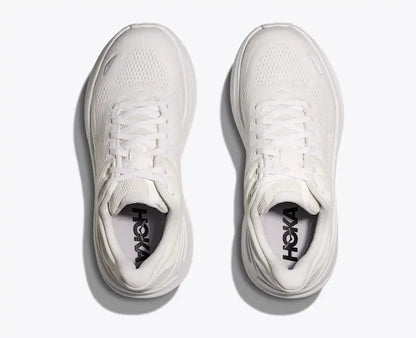 HOKA Women's Bondi 9 - WHITE / WHITE (Extra Wide)