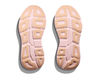 HOKA Women's Bondi 9 - LILAC CREAM / TANGERINE GLOW (Wide)